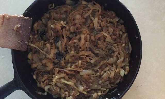Stove top caramelized onions